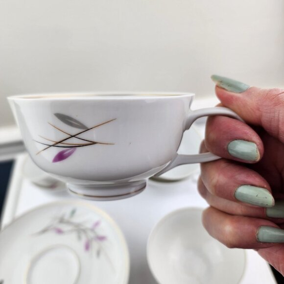 Rosenthal Geisha Lot of 6 Cups and 5 Saucers Bavaria Germany - Picture 5 of 9